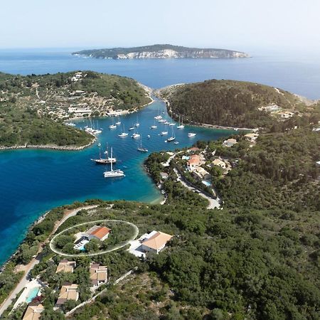 Вилла Lioniskari Seaviews - Paxoi'S Private Pool Oasis Porto Ozias Экстерьер фото
