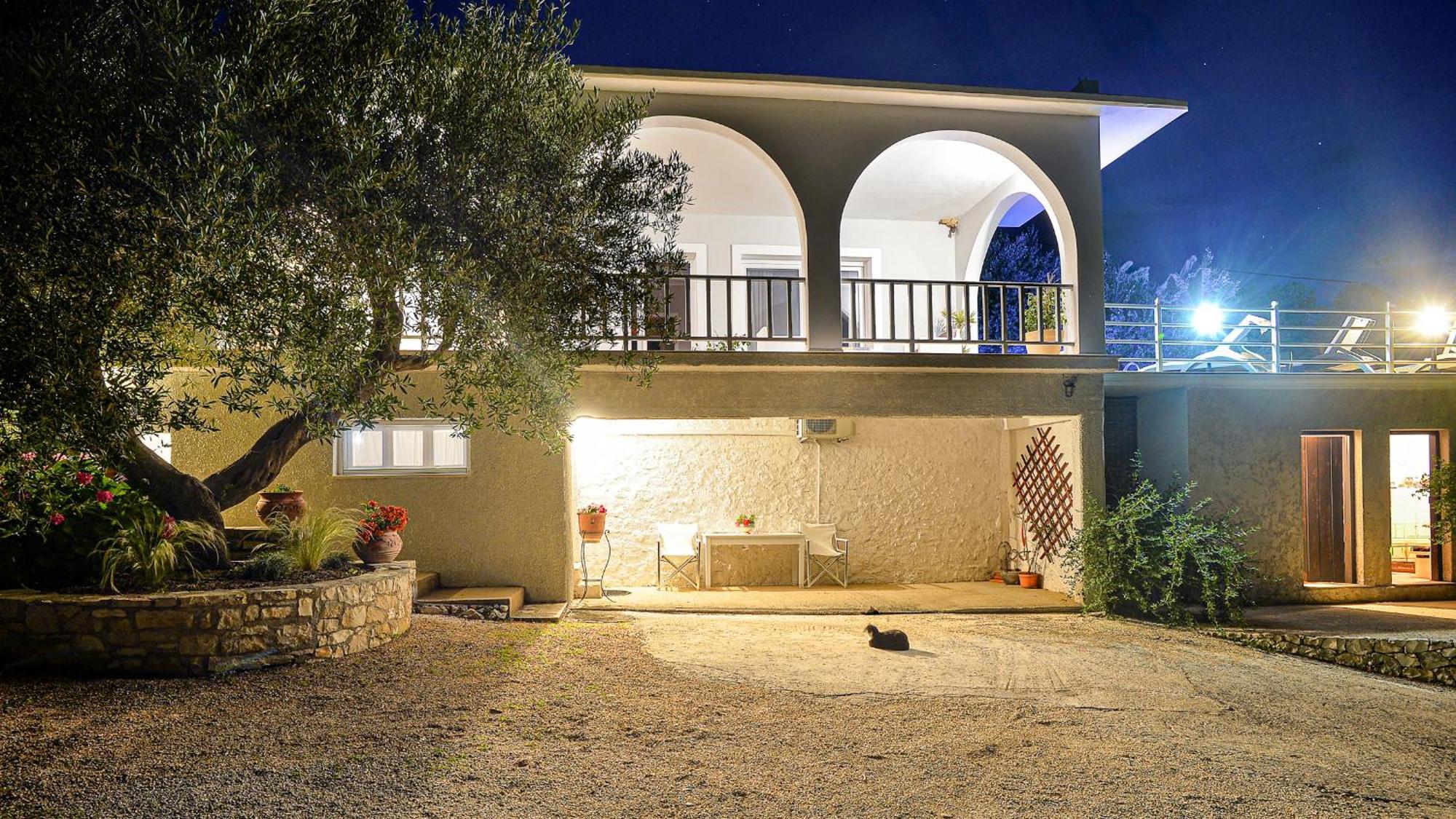 Вилла Lioniskari Seaviews - Paxoi'S Private Pool Oasis Porto Ozias Экстерьер фото